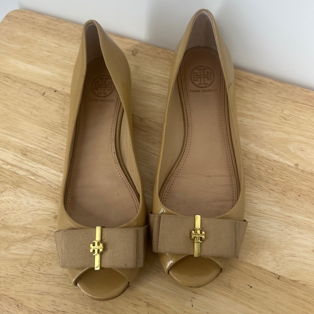 Tory Burch Trudy peep toe flats